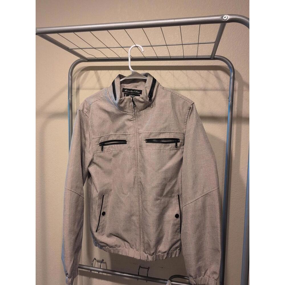 Men's White Premium Denim Jacket Fried Medium